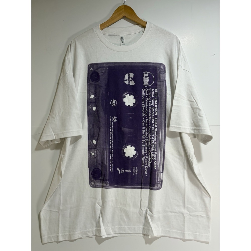 CHEF RAEKWON ONLY BUILT 4 CUBAN LINX T-SHIRT 3XL WHITE/PURPLE WU-TANG NEW